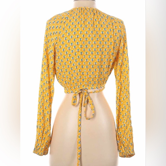 Rhode for target wrap around blouse - Picture 3 of 11